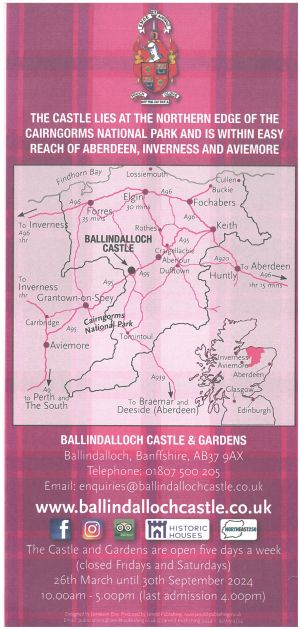 Ballindalloch Castle & Gardens brochure thumbnail