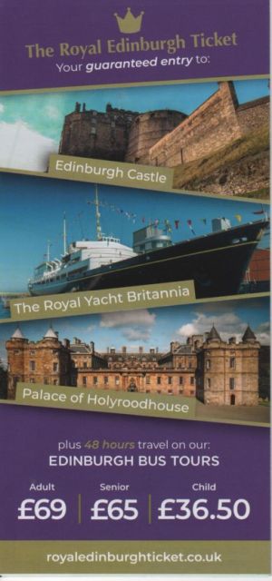 The Royal Edinburgh Ticket brochure full size