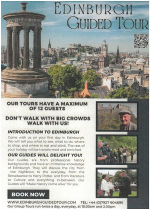 Edinburgh Guided Tour brochure thumbnail