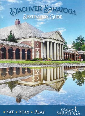 Saratoga Discover Map & Visitor's Guide brochure thumbnail