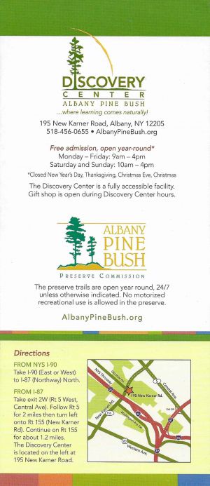 Albany Pine Bush Preserve brochure thumbnail