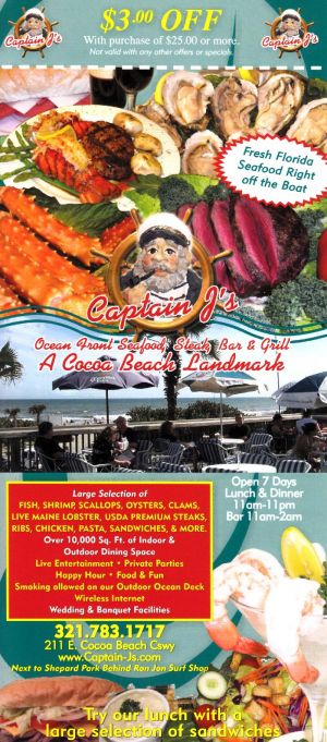 Captain J's Restaurant brochure thumbnail