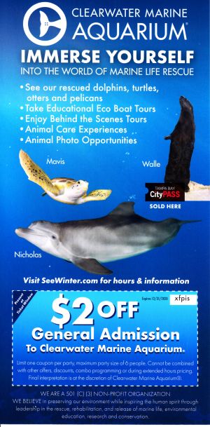 Clearwater Marine Aquarium brochure thumbnail