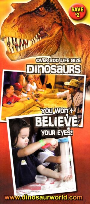 Dinosaur World brochure thumbnail
