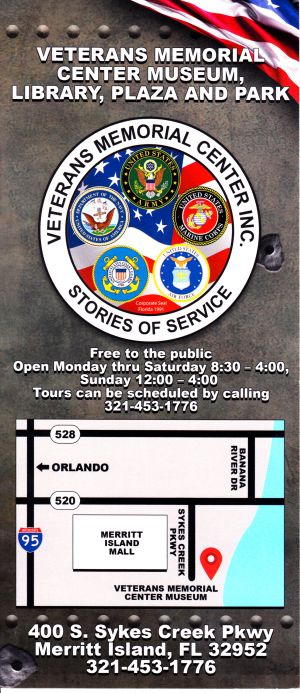 Brevard's FREE Veterans Museum brochure thumbnail