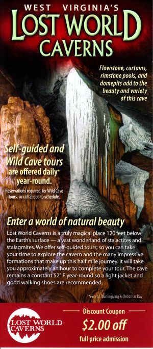 Lost World Caverns brochure thumbnail