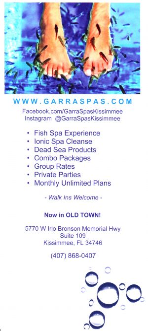 Garra Fish Spa Experience brochure full size